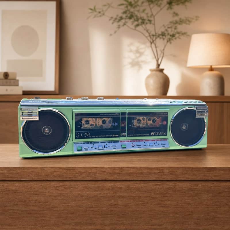 Toshiba RT-SW7 Rare Vintage MINT Boombox Serviced Warranty Working Serviced image 1