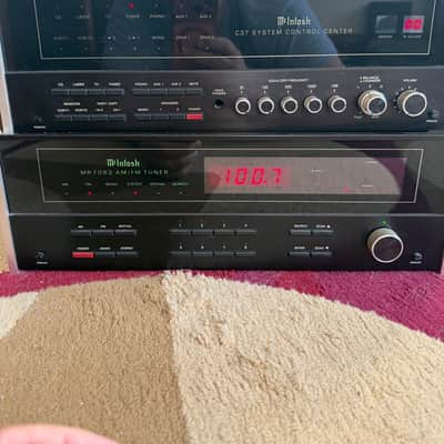 McIntosh Mr7083 tuner with c37 preamp 1992 image 3