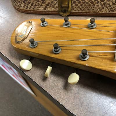 Supro (1950's) Lap Steel (Student Deluxe) w/Case and Steel image 6