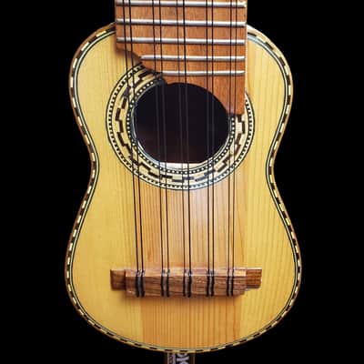 Vegan Bolivian Charango Hand-Carved Wood Back 10 String image 2