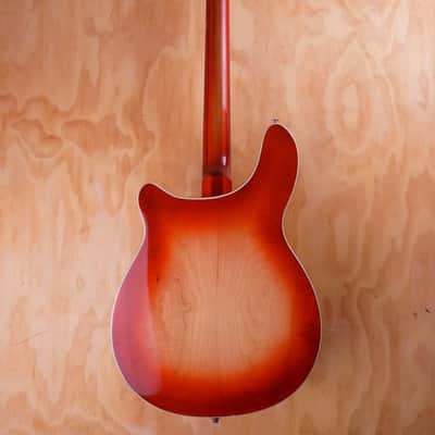 1966 Rickenbacker 4005 Hollow Bass Guitar in Fireglo, with Hard Case (Used) image 4