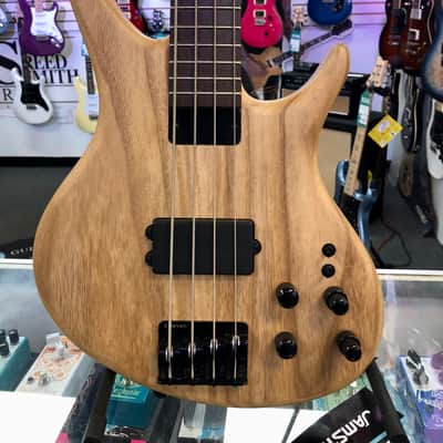 Tobias Growler IV 4 String Bass, Satin Natural with Soft Case - Mint image 2