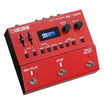 Boss RC-500 Loop Station Bundle w/ 2-Pack S6P48 Woven Right Angle Patch Cable, Pig Hog "Black Woven" Instrument Cable, 12-Pack Guitar Pick, 9V Power Adapter & Liquid Audio Polishing Cloth image 6
