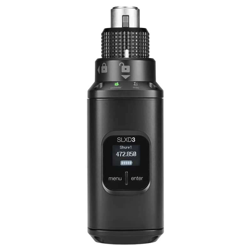 Shure SLXD3 Digital Plug-On XLR Transmitter *USA Small Business*