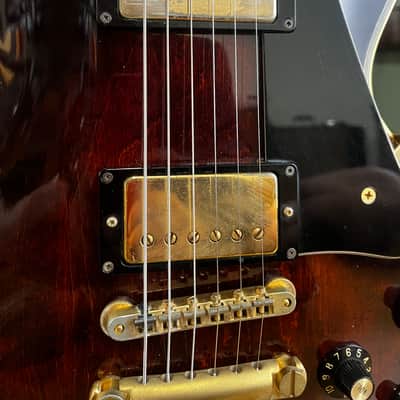 1980s Greco EGC68-50 Violin Sunburst MIJ Les Paul Custom w/ Original Electronics, F.G.T. Hardware & Hardshell Case image 3