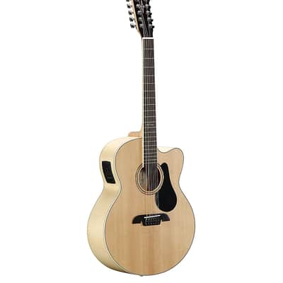 Alvarez AJ80CE-12 Acoustic Electric Jumbo Guitar (NEW DEMO) image 2