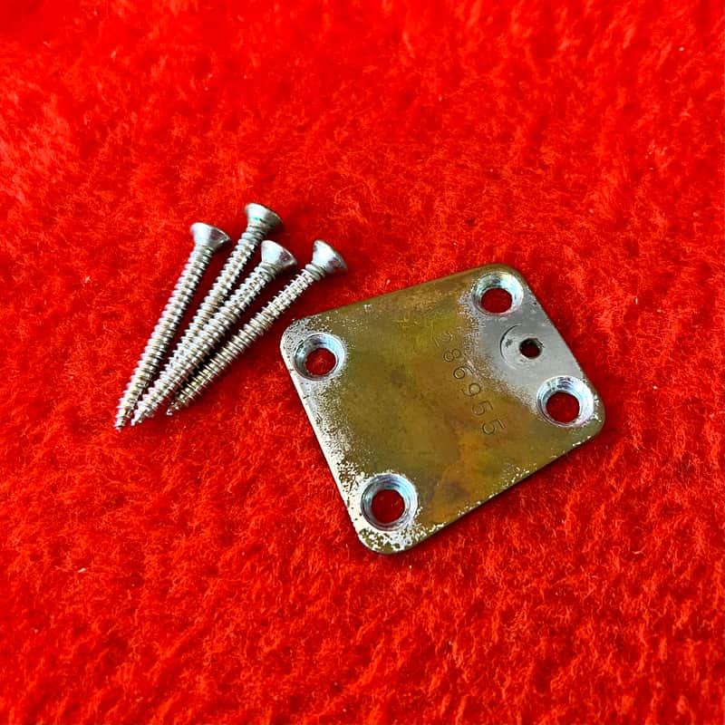 1960 Vox Guitar/ bass neck plate Chrome