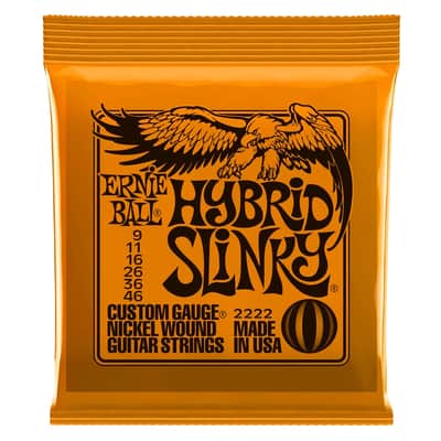 Ernie Ball 2222 Nickel Wound Hybrid Slinky 9-46 image 1