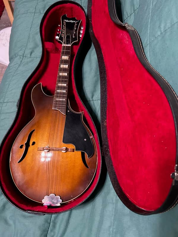 Vintage Harmony Batwing mandolin 1970's | Reverb