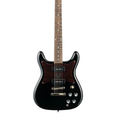 Epiphone Wilshire P90 Guitar 2 Pickup Double Cutaway Ebony image 2