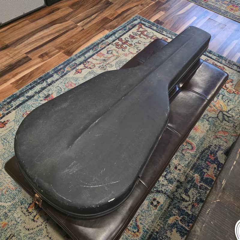 Vintage 1960s Kay Molded Hardshell Guitar Case - Grey/Black image 1