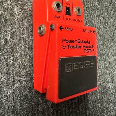 Boss PSM-5 Power Supply & Master Switch (Red Label) 1984 - 1990 - Red image 2