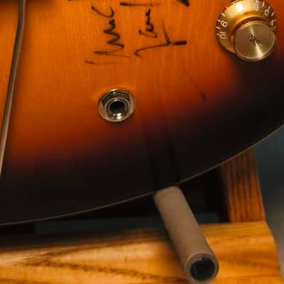 Epiphone Casino 2021 Vintage Sunburst signed by Carlos Raya image 7