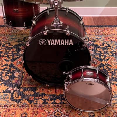 Yamaha Rock Tour 5 Piece Shell Pack Raw Textured Smoke | Reverb