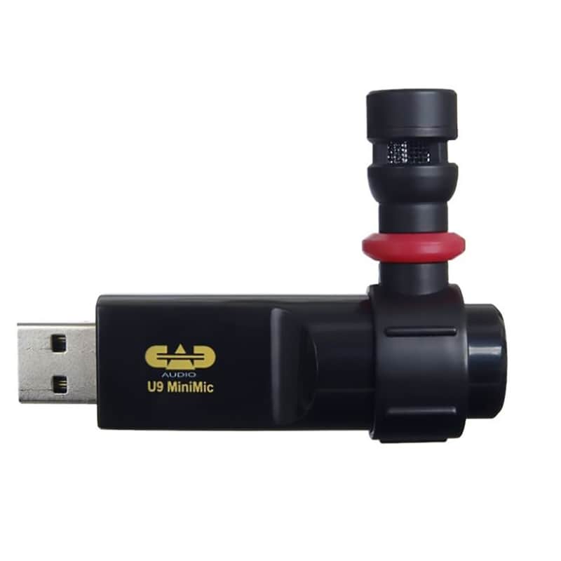 CAD Audio U9 USB Cardioid Condenser Mini Mic Podcast Microhone w/ Headphone Jack image 1