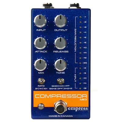 Immagine Empress Effects Compressor MKII Guitar Effect Pedal - Blue - 1
