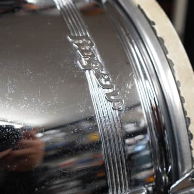 Vintage 1960s Rogers USA Chrome Timbales 13" & 14" No Stand image 10
