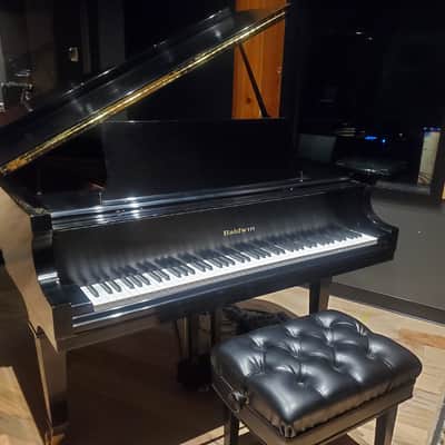 Baldwin L Artist Series Grand Piano 6'3" 1993 - Ebony Satin Recording Studio Played by Major Artists. image 3