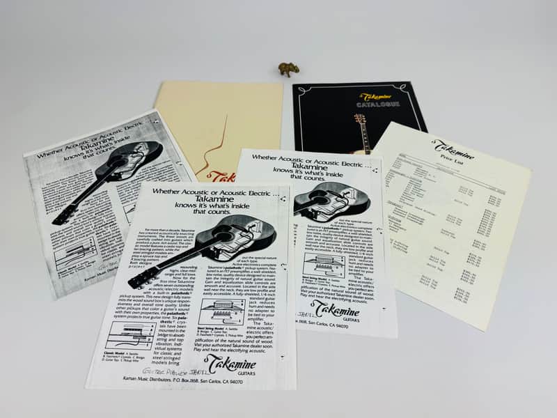 Takamine Dealer Literature Pack 1982 image 1