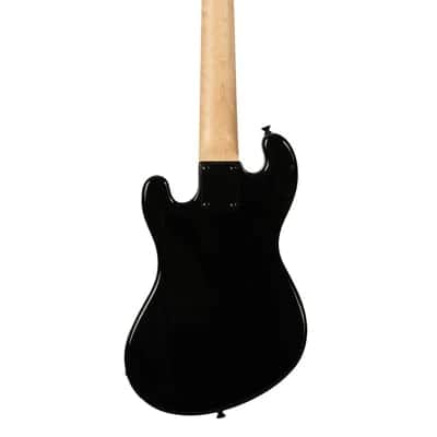 Mint Kala Solidbody U-Bass Electric Bass Guitar - Black with Gig Bag image 4