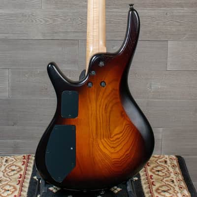 Roscoe Century Standard Plus 4J Fretless Bass Guitar Sunburst w/Case image 4