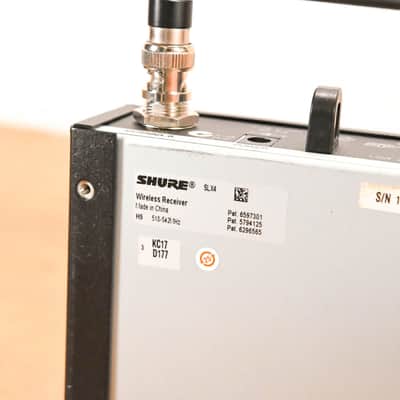 Shure SLX14-H5 Wireless Bodypack System - 518-542 MHz (NO POWER SUPPLY) CG01Y4D image 8