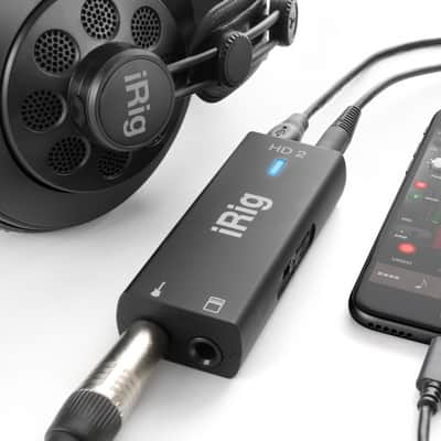 IK Multimedia iRig HD 2 Mobile USB Guitar Interface 2010s - Black image 16