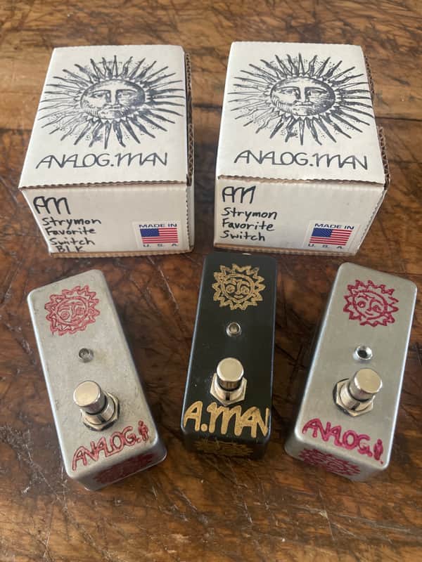 Analogman Strymon Favorite Switches 2015-2020 - Black and Metal image 1
