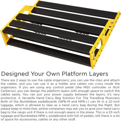 NUX Bumblebee Guitar Pedal Board, Large image 3