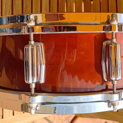 Superstar Mastercraft Artwood  5"x14" Snare Drum with Kingbeat parallel Strainer and rerings shell image 4
