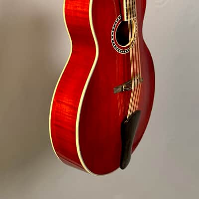 Eastman MDC804 Mandocello Oval Hole - Classic Red image 3