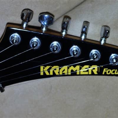 Vintage & Rare Vintage 1986 All Original! Kramer Focus F6000 5 digit Neck Plate, Made by ESP Japan ! image 14