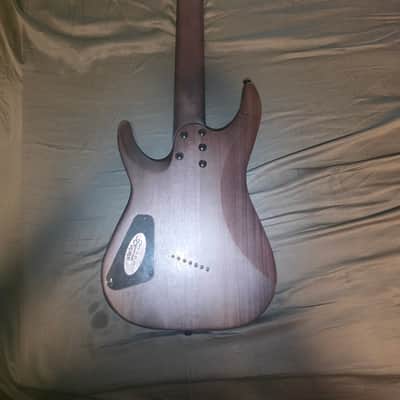 Schecter Omen Elite-7 Multiscale 2022 - Present - Black Cherry Burst image 4