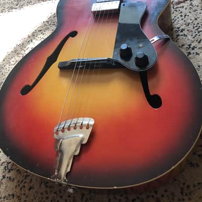 ‘81 Orfeus Gypson vintage Jazz hollowbody guitar image 2