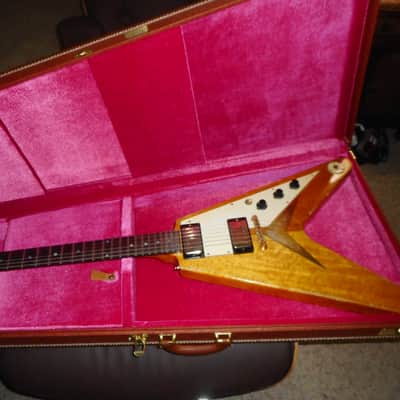 Scarecrow Guitars 59 korina V tribute, Hand Made with aged korina and Brazilian Rosewood Fret board Gibson HSC image 10
