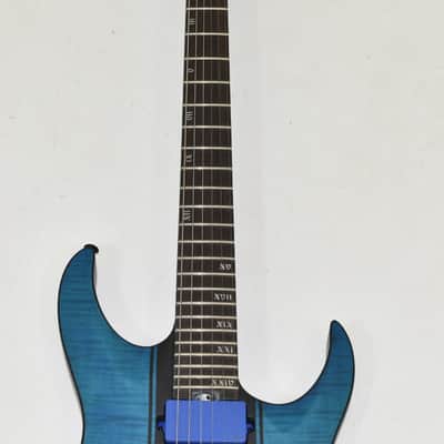 Schecter Banshee GT FR Electric Guitar Satin Trans Blue B-Stock 0017 image 3