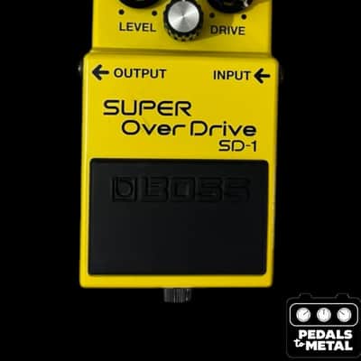 Boss SD-1 Super OverDrive (Silver Label) 1997 - Present - Yellow - X18722 image 1