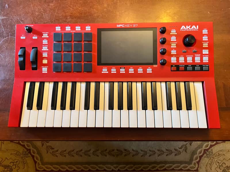 Akai MPC Key 37 Standalone Workstation Synthesizer 2024 - Present - Red image 1