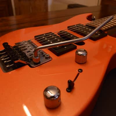 RARE Jackson USA Super Dinky SDK-1 Lambo Orange Pearl Kent Armstrong Floyd Rose Guitar SDK1 DK1 DK-1 image 5