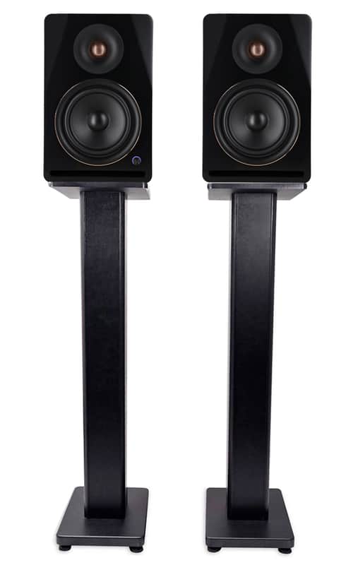 (2) Rockville APM6B v2 6.5" Powered Studio Monitors w/USB/Bluetooth+36" Stands image 1