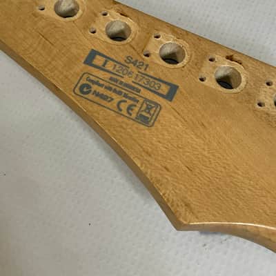 2012 Indonesian Ibanez S421 S Series Wizard III 22 Fret AANJ Guitar Neck HT image 20