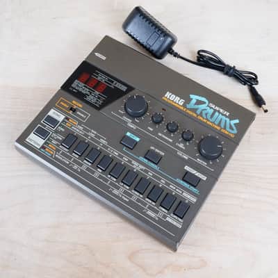 Korg DDM-110 Super Drums Drum Machine 1985 Vintage Japan w/ Power Supply