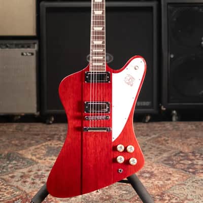 Gibson Firebird Platypus Electric Guitar - Vintage Cherry with Hardshell Case - Demo image 3