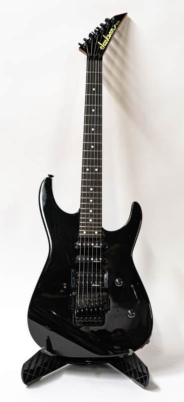 1992 Jackson Pro Soloist - Japan Professional Electric Guitar - Black image 1