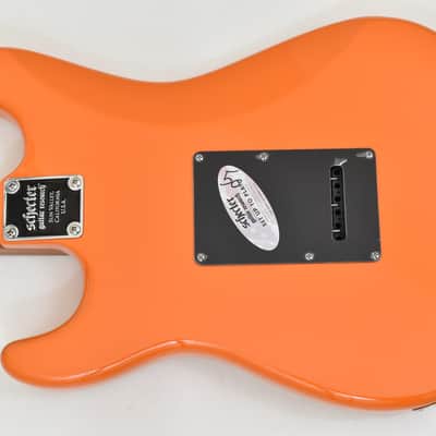Schecter Nick Johnston Traditional HSS Guitar Atomic Orange B Stock 0890 image 6