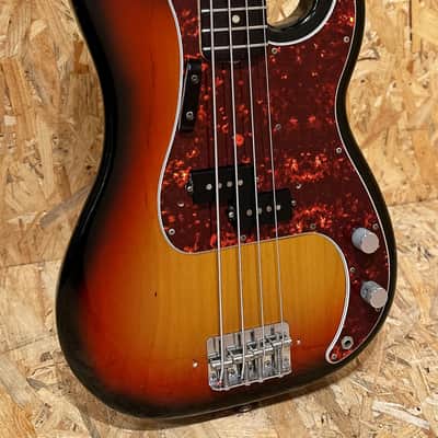 Pre Owned Fender 1975 Precision Bass - Sunburst, Rosewood Inc. Case image 7