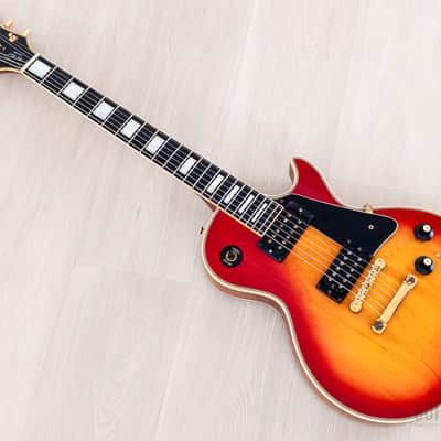 1973 Gibson Les Paul Custom Vintage Guitar Cherry Sunburst w/ T Tops, Case image 11