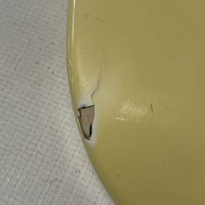 1986 Japan Charvel Jackson Import Model 3 Aged Pearl White Guitar Body Kahler Ready image 4