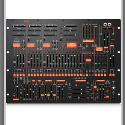 Behringer 2600 Semi-Modular Analog Synthesizer Rack-Mount. 2020 - Black and Orange