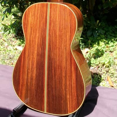1981 K Yairi Classical Guitar Y505P Supervised by Saburo Nogami  - Natural+Deluxe Takabe Hard Case image 2